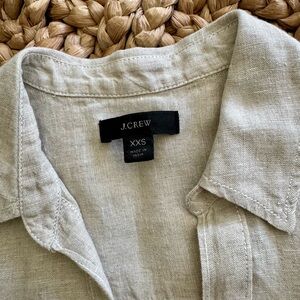 Timeless J.Crew Linen Shirt in a perfect neutral hue